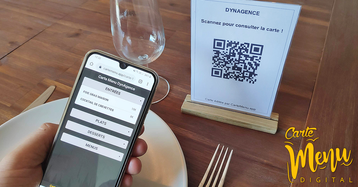 Carte Menu Digital